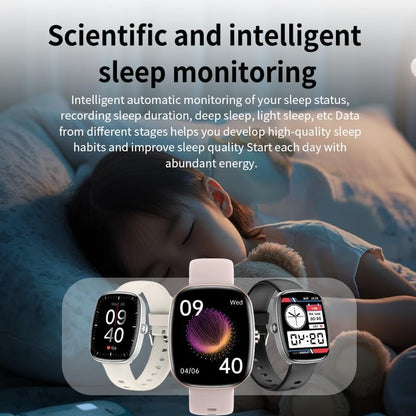 Smart Watch for Men, Women Fitness Tracker Answer/Make Calls, 1.83’ IP68 Waterproof/Heart Rate Sleep Monitor/Blood Oxygen Measurement/100+ Sports Modes Compatible with Android Ios 3 Straps(Black）